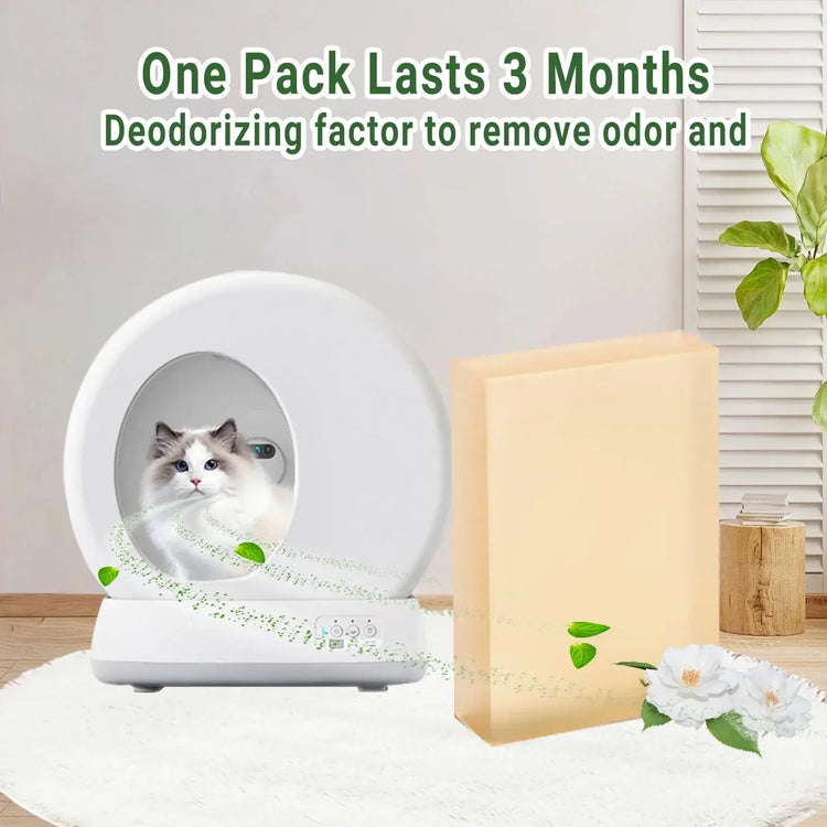 Remplacement du désodorisant pour litière pour chat