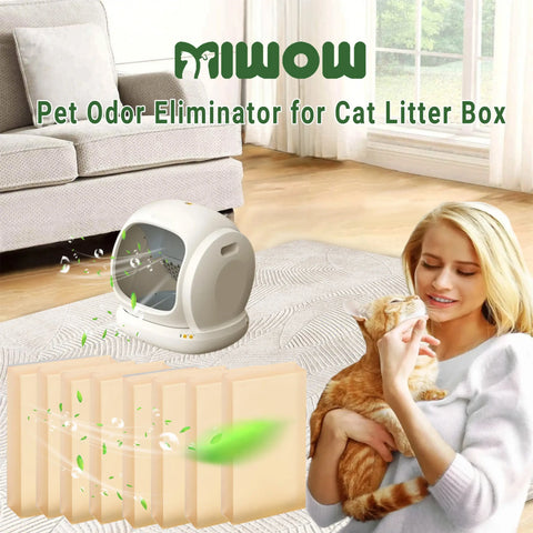 Remplacement du désodorisant pour litière pour chat - 8PCS