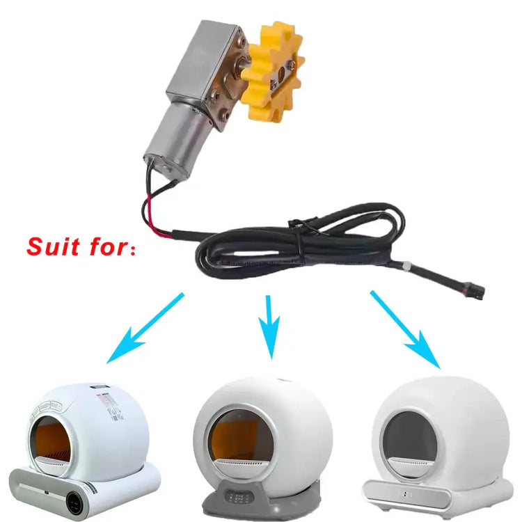 Replace Maintenance the Motor Accessories Electric Pet Furniture Self-cleaning Smart Automatic Cat Litter Box - GRAY