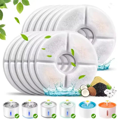 Replacement Filters for Cat Water Fountain Activated Carbon Replacement Filters Pet Cat Water Dispenser Filters