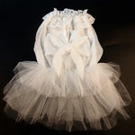 Robe de mariée pour grand chien - WHITE / M