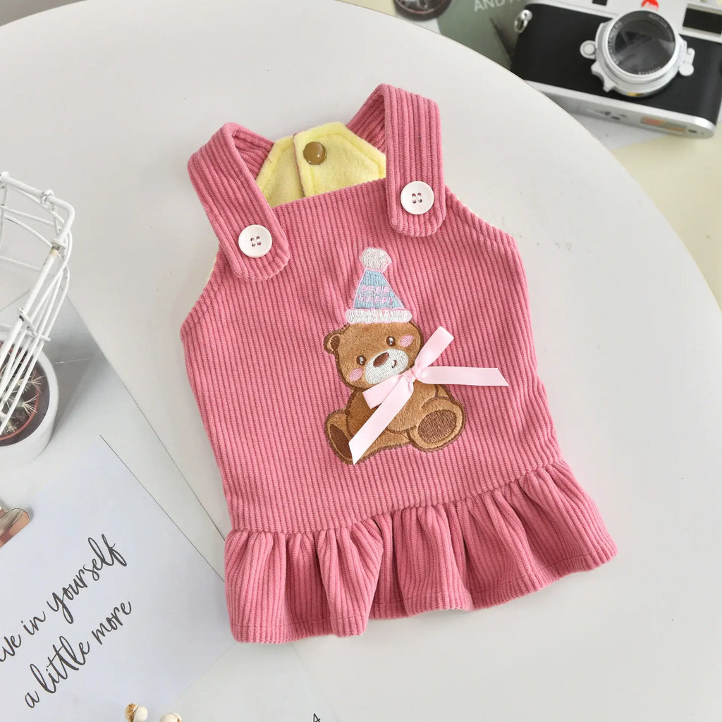 Robes mignonnes pour chiennes - Pink / XS（old）