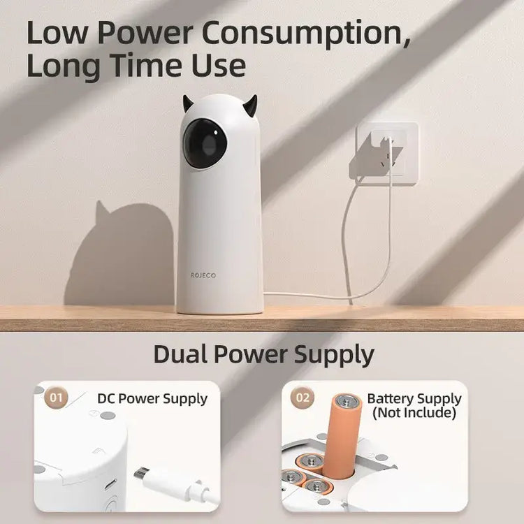 ROJECO Automatic Cat Toys Interactive Smart Teasing Pet LED Laser Indoor Cat Toy Accessories Handheld Electronic Cat
