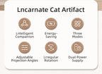 ROJECO Automatic Cat Toys Interactive Smart Teasing Pet LED Laser Indoor Cat Toy Accessories Handheld Electronic Cat