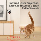 ROJECO Automatic Cat Toys Interactive Smart Teasing Pet LED Laser Indoor Cat Toy Accessories Handheld Electronic Cat