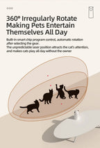 ROJECO Automatic Cat Toys Interactive Smart Teasing Pet LED Laser Indoor Cat Toy Accessories Handheld Electronic Cat