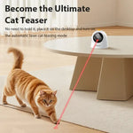 ROJECO Automatic Pet Toy Interactive Adjustable Electric Cat Laser Toy Indoor Smart Teasing Laser Cat Toy For Kitty Dog