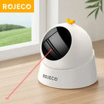 ROJECO Automatic Pet Toy Interactive Adjustable Electric Cat Laser Toy Indoor Smart Teasing Laser Cat Toy For Kitty Dog