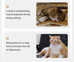 ROJECO Automatic Pet Toy Interactive Adjustable Electric Cat Laser Toy Indoor Smart Teasing Laser Cat Toy For Kitty Dog