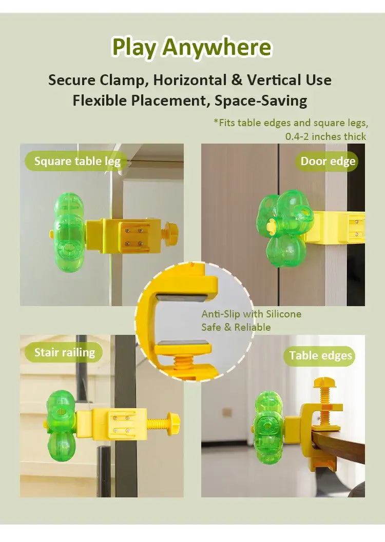 Rotatable Pet Treat Dispenser Toy Interactive Slow Feeder for Cats Dogs Clip-on Mental Stimulation Puzzle Toy for