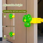 Rotatable Pet Treat Dispenser Toy Interactive Slow Feeder for Cats Dogs Clip-on Mental Stimulation Puzzle Toy for