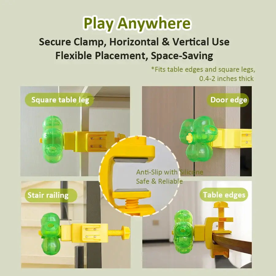 Rotatable Pet Treat Dispenser Toy Interactive Slow Feeder for Cats Dogs Clip-on Mental Stimulation Puzzle Toy for