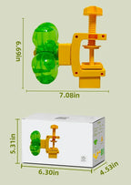 Rotatable Pet Treat Dispenser Toy Interactive Slow Feeder for Cats Dogs Clip-on Mental Stimulation Puzzle Toy for