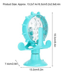 Rotating Windmill Style Cat Food Funnel Snack Distribution Toy Puzzle Cat Toy Interactive Training ABS Material Sturdy