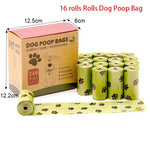 Sac à déjections canines portable - 16 rolls bag