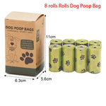Sac à déjections canines portable - 8 rolls bag