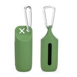 Sac à déjections canines portable - green