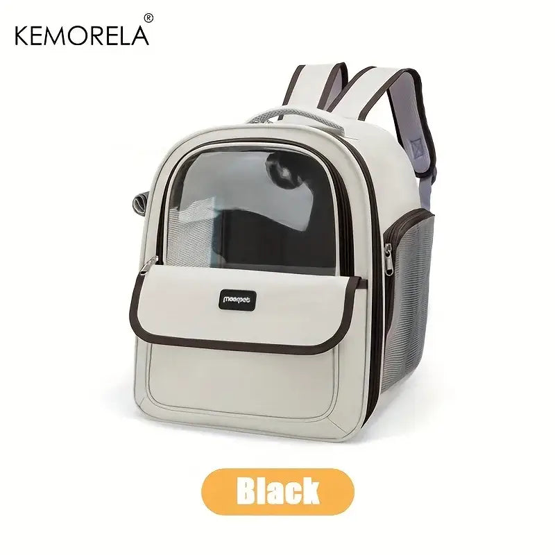 Sac à dos classique pour animaux de compagnie - Black