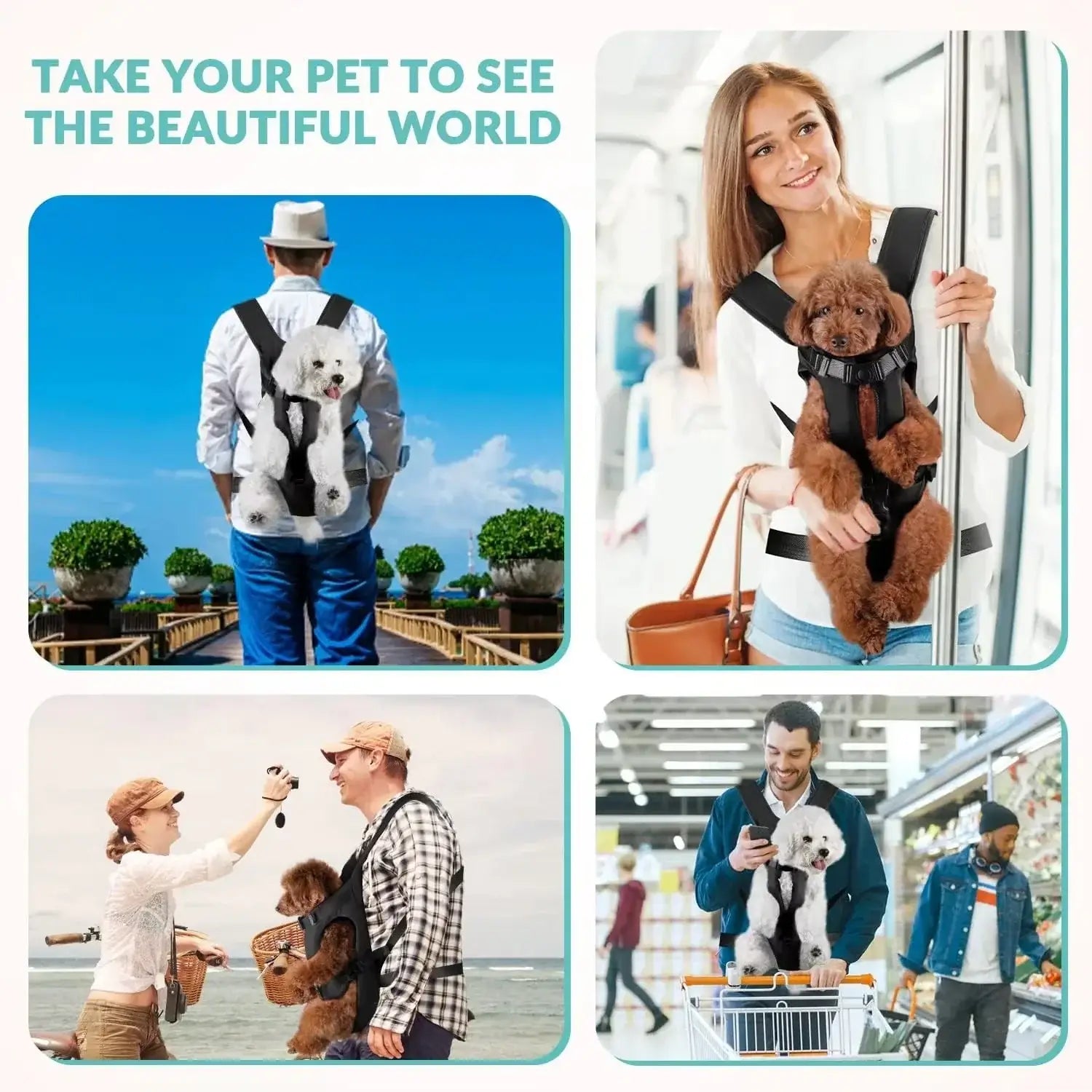 Sac à dos de transport pour chiens