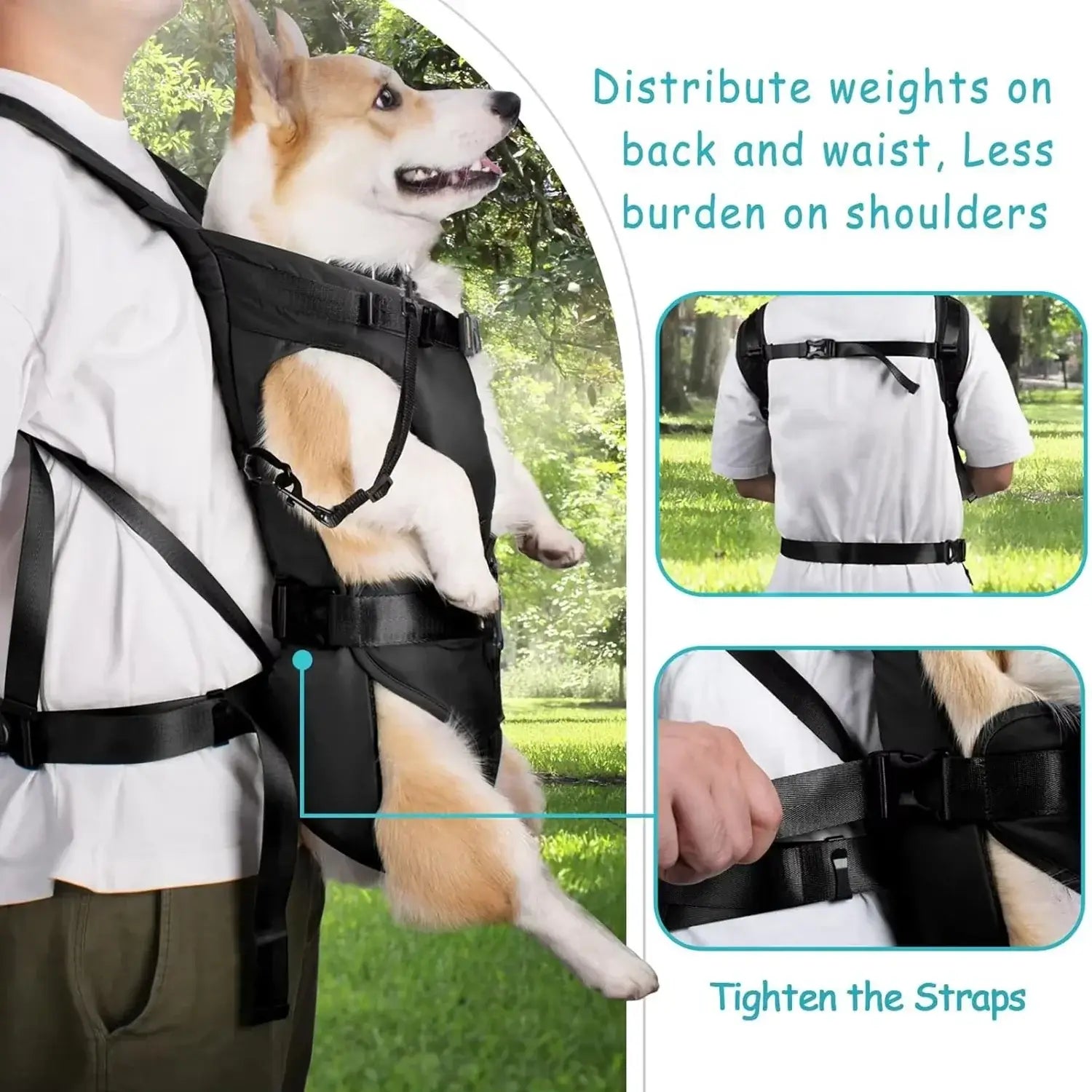 Sac à dos de transport pour chiens