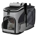 Breathable Pet Cat Carrier - Grey