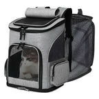 Breathable Pet Cat Carrier - Grey