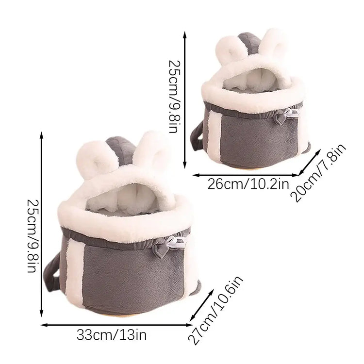 Sac à dos d’hiver chaud pour chat