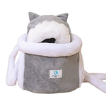 Sac à dos d’hiver chaud pour chat - Light Grey / M