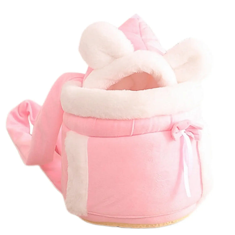 Sac à dos d’hiver chaud pour chat - Pink / XL