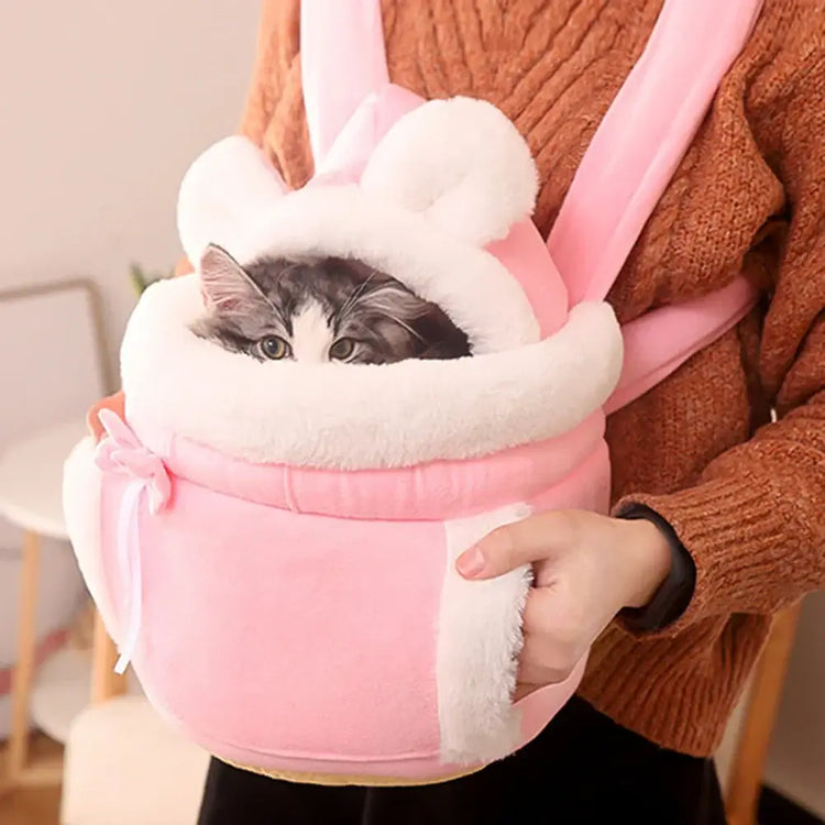 Sac à dos d’hiver chaud pour chat