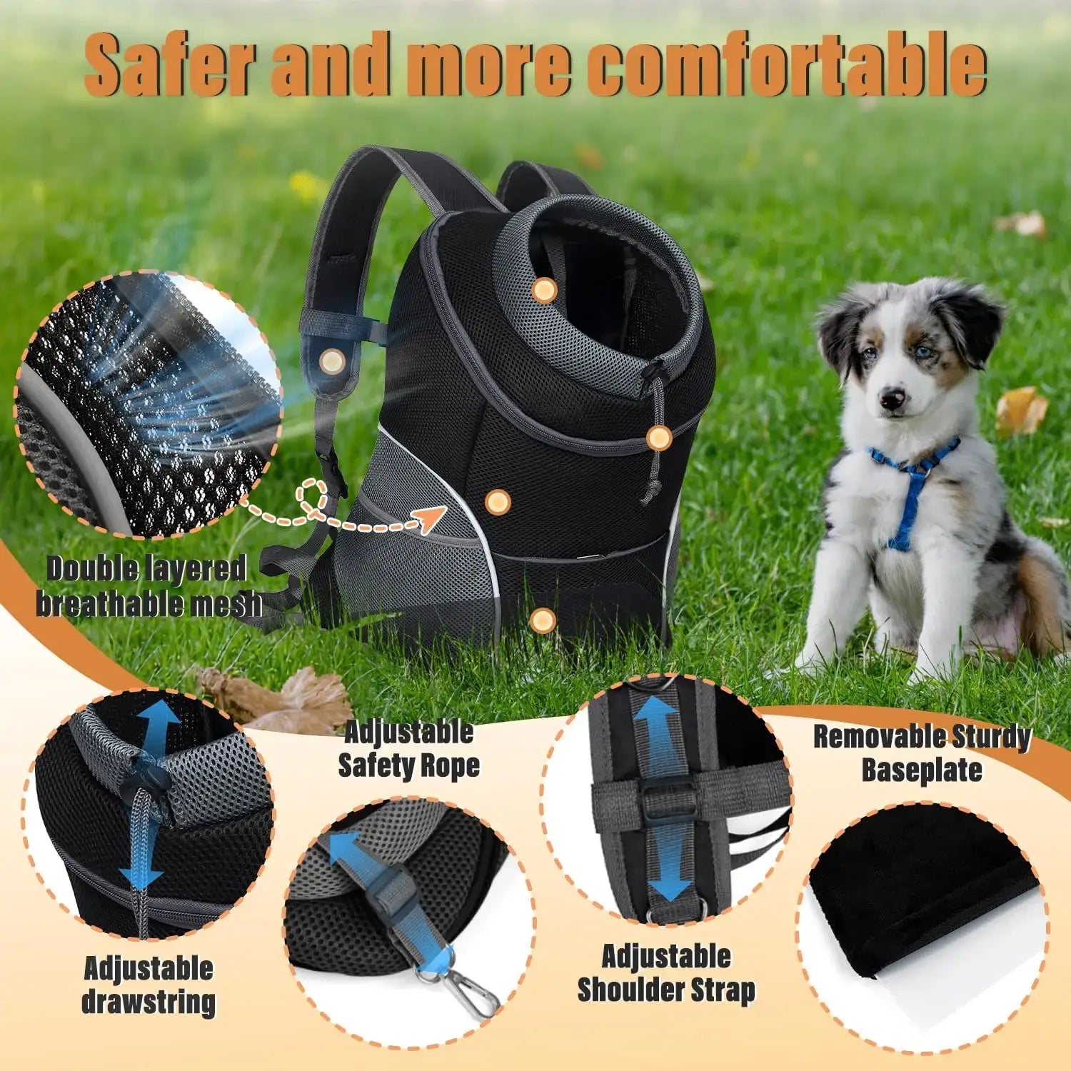 Sac à dos pour animaux de compagnie