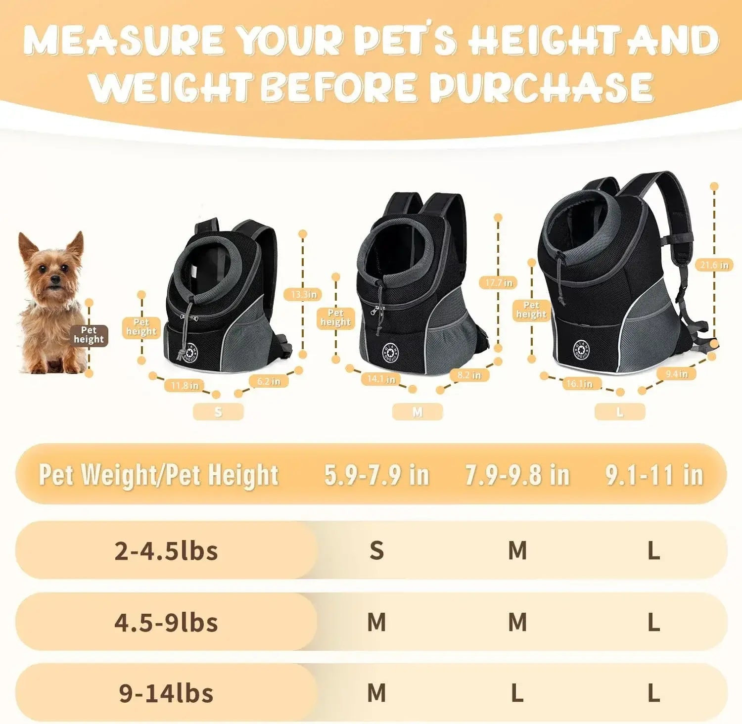 Sac à dos pour animaux de compagnie