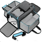 Sac à main portable pour animaux de compagnie - Blue