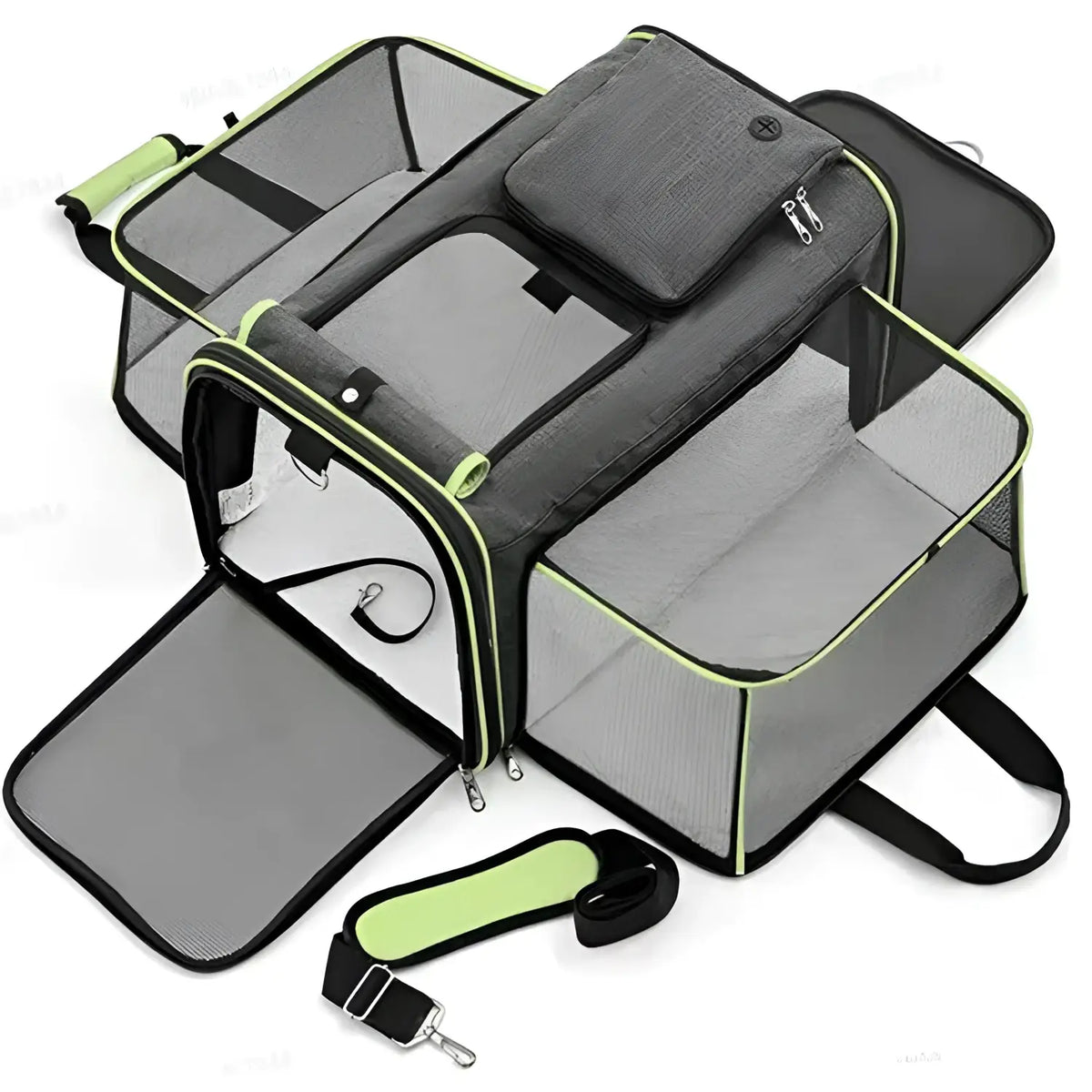 Sac à main portable pour animaux de compagnie - green