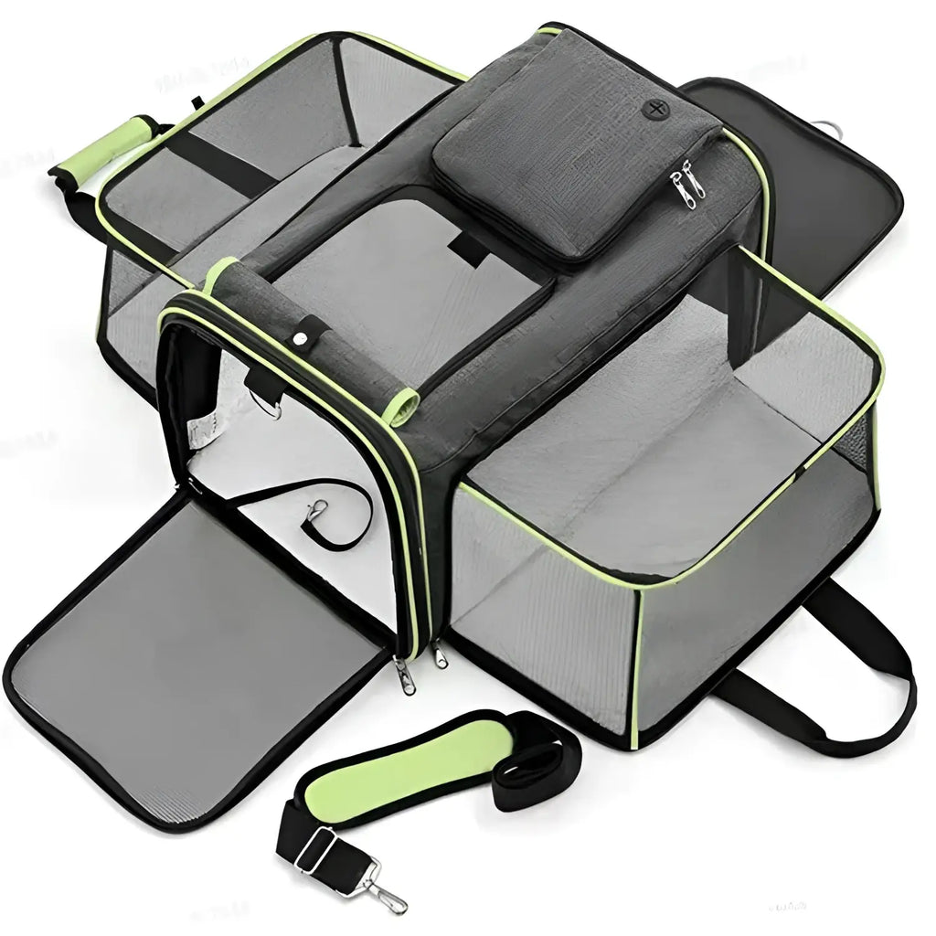 Sac à main portable pour animaux de compagnie - green