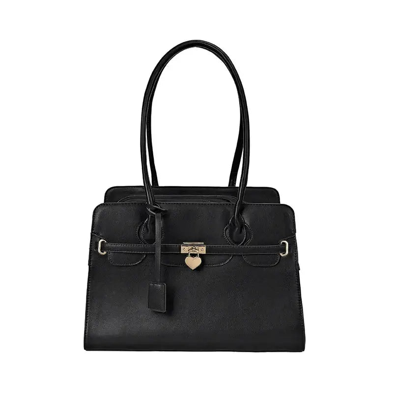 Sac de transport en cuir pour animaux de compagnie - B12-black