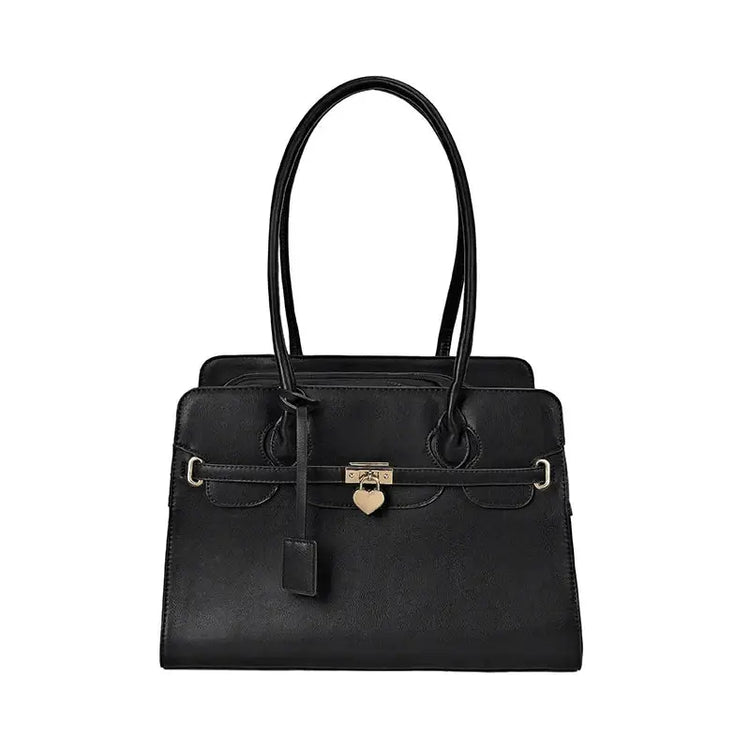 Sac de transport en cuir pour animaux de compagnie - B12-black