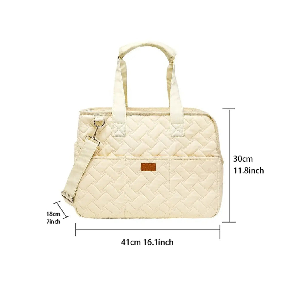 sac de transport pour chat - Beige large