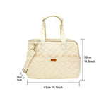 sac de transport pour chat - Beige large
