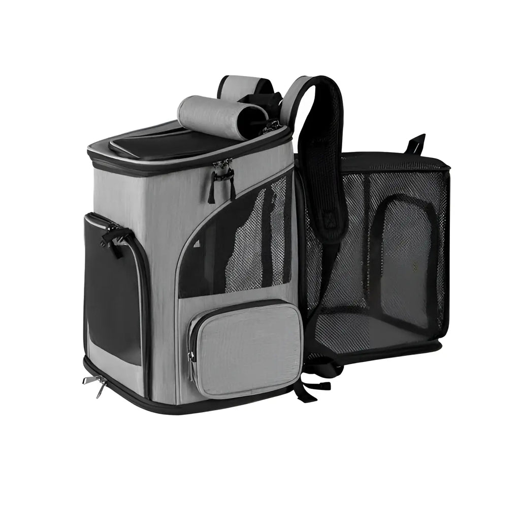 Sac de transport respirant pour chat - grey