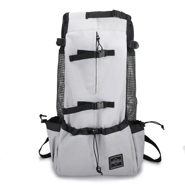 Sac de transport pour chien en nylon résistant - Light Gray / XL-suit 16-28kg