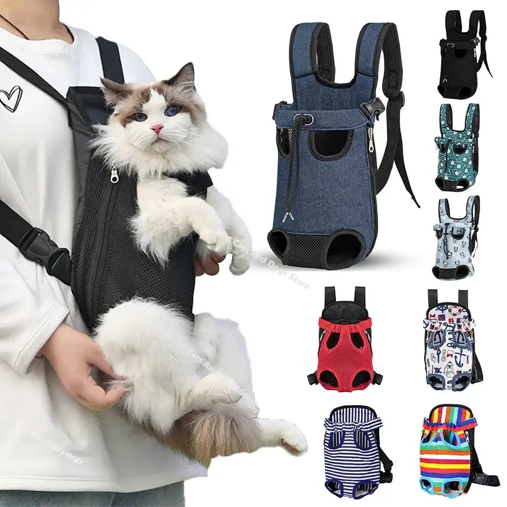 Sac de transport respirant pour chat