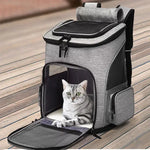 Sac de transport respirant pour chat - grey