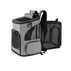 Sac de transport respirant pour chat - grey