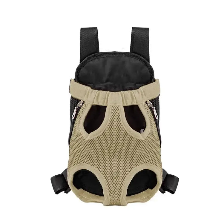 Sac de transport respirant pour chat - M-in 3.5kg / Beige Grid