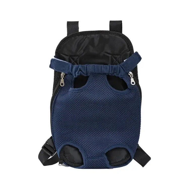 Sac de transport respirant pour chat - M-in 3.5kg / Dark Blue Grid