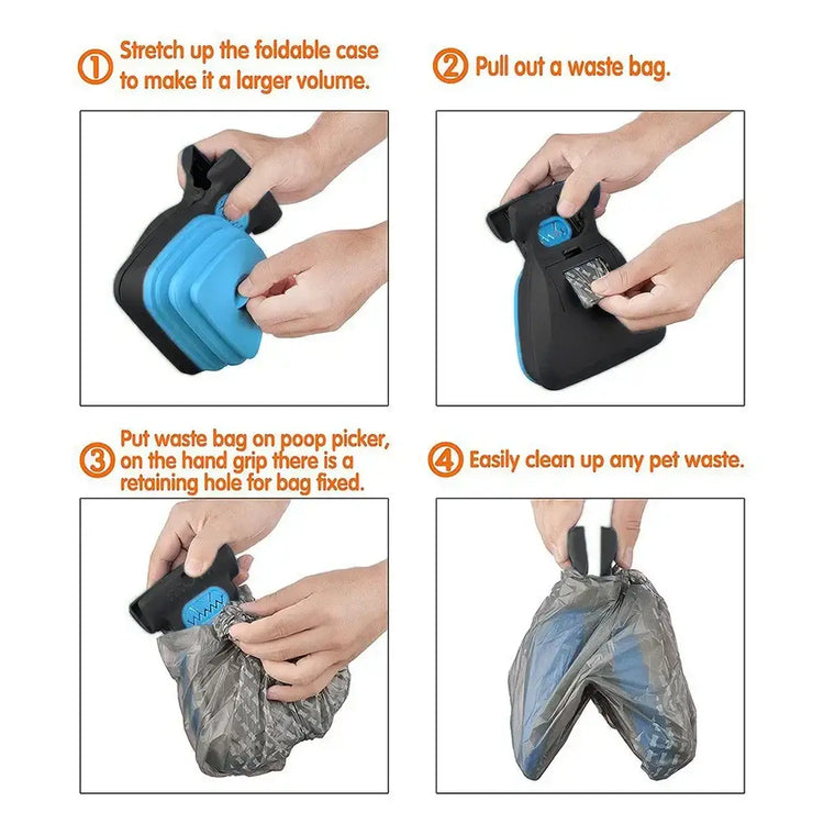 Sac pliable pour déjections canines