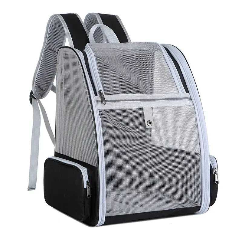 Sac pour animaux de compagnie transfrontalier - black