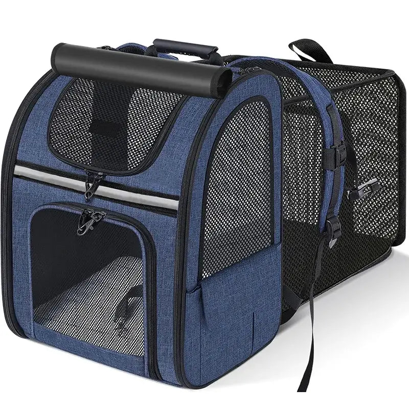 Sacs à dos de transport pour chats - blue