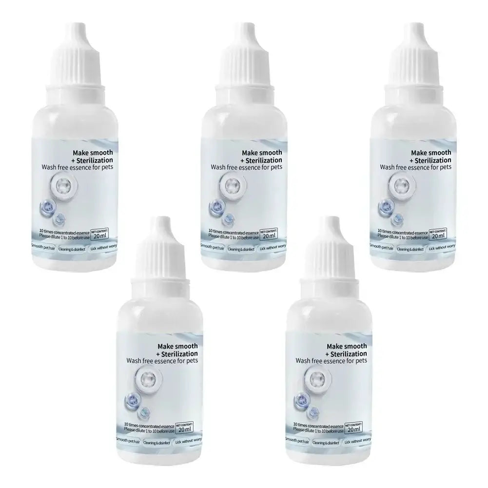 Sérum capillaire pour le toilettage des animaux - 5pcs set